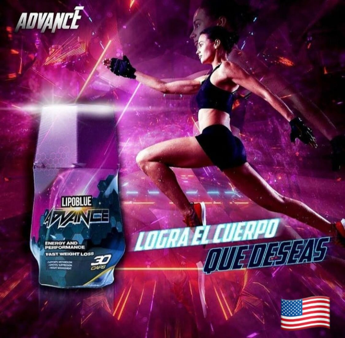 Lipoblue Advance 2023 Version /Dietary Supplement /Fat Burner/Adelgazante