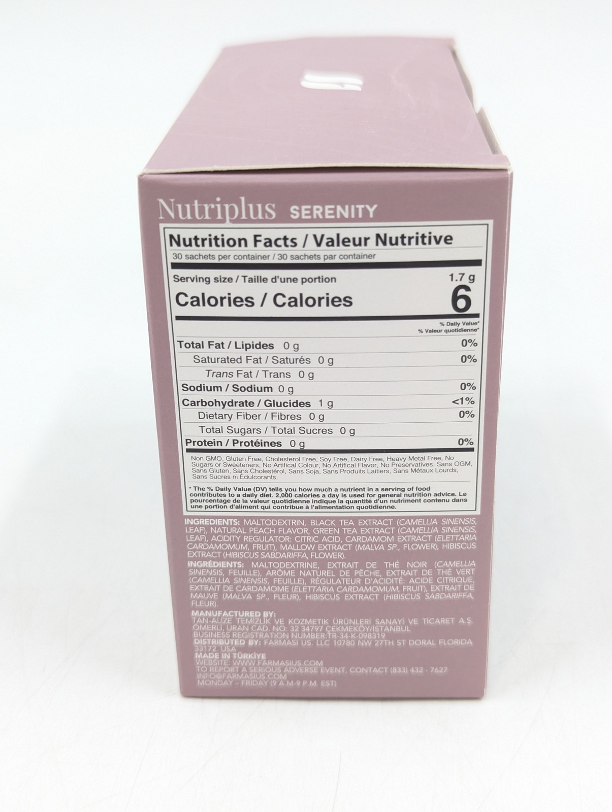 Nutriplus & Farmasi Assorted Dietary Supplements, Coffee, Tea & Makeup Lot of 5