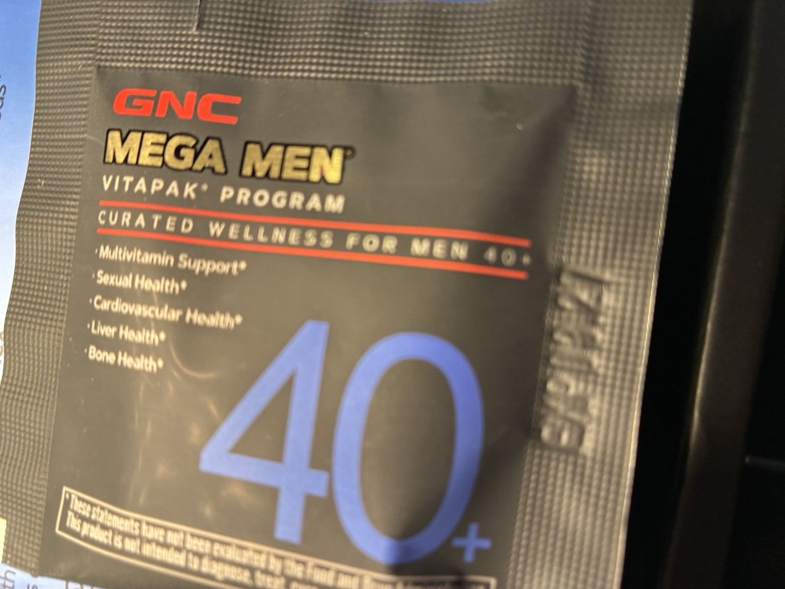 GNC Mega Men Vitapak Program 40+ 25Day Supply Multivitamin 150 Tablets/Softgels