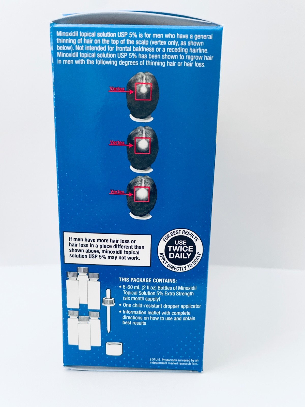 Kirkland Minoxidil 5% Extra Strength Men Hair Regrowth Solution Treatment 8/27