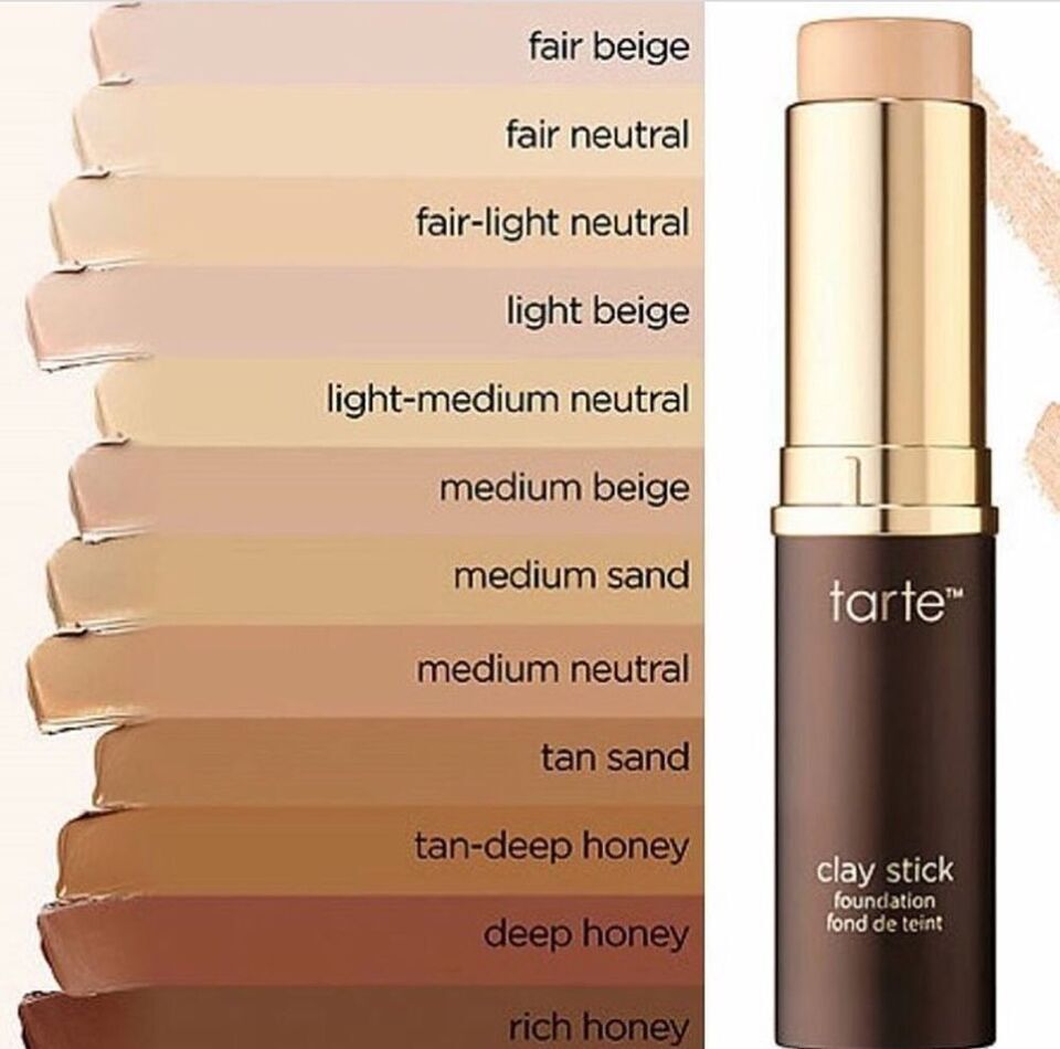 Tarte Clay Stick Foundation (Assorted Shades) 9g Full Size ~ New ~Authentic