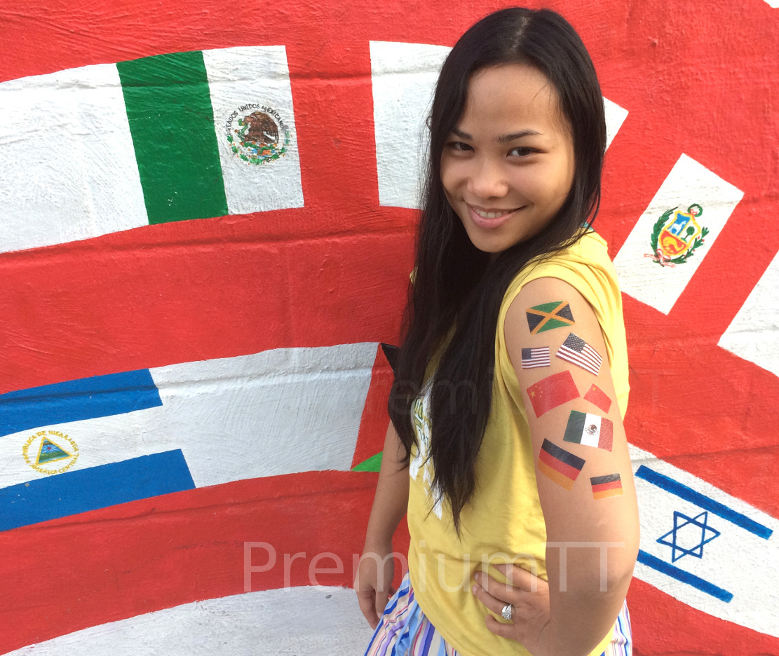 40 Tattoos: Israeli, Israel Flag, Party Favors