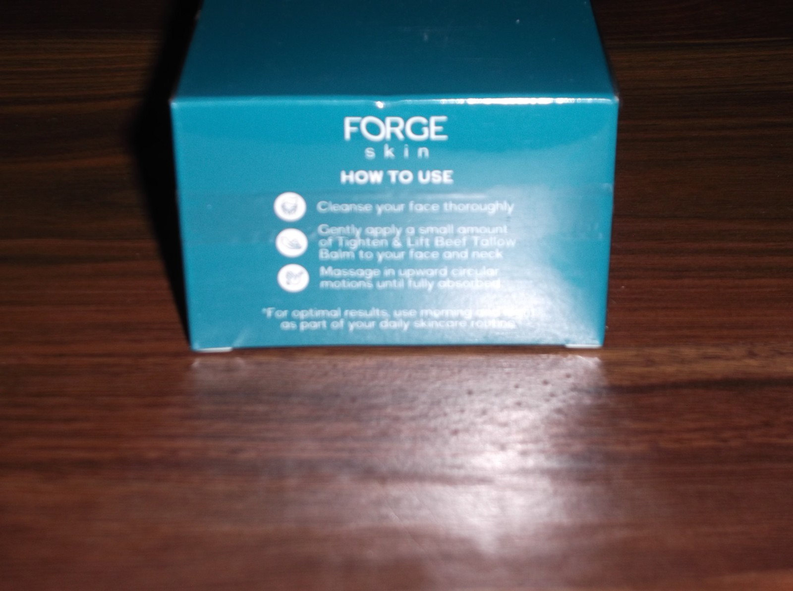 FORGE skin Tighten & Lift Beef Tallow Balm Vanilla Lavender 1.7 oz Face Neck BN
