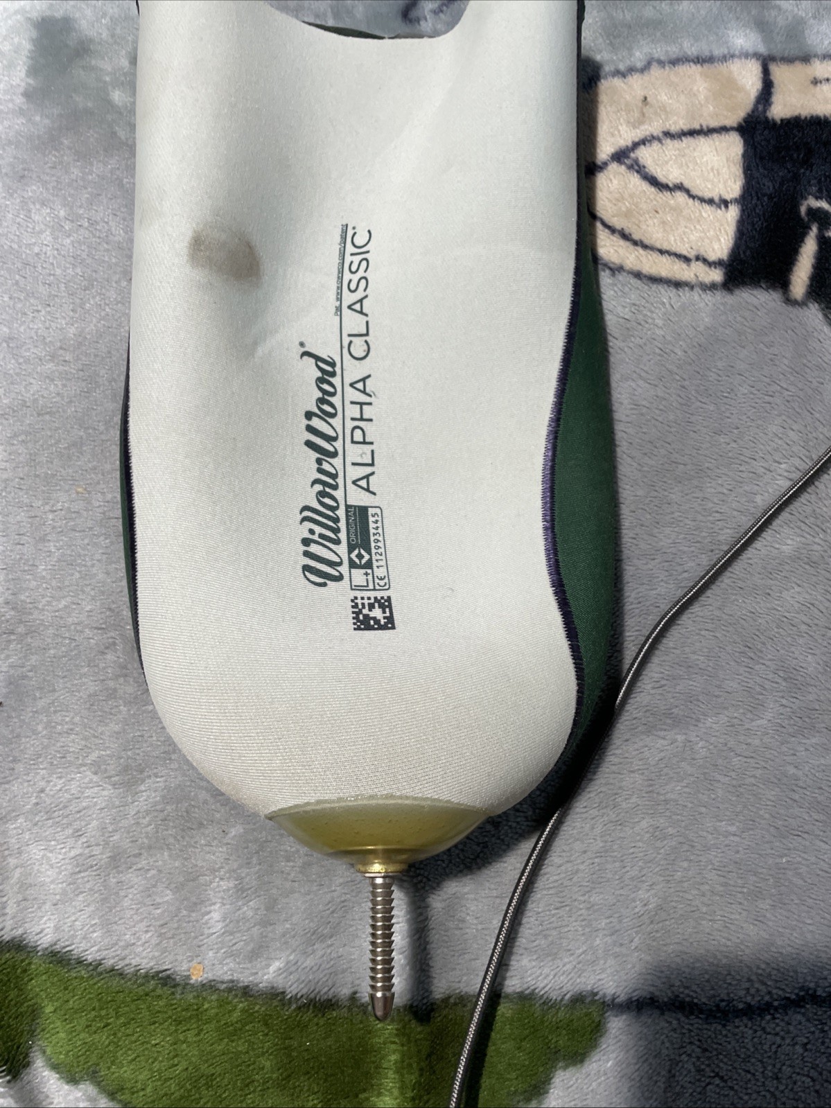 Willowwood Alpha Classic Prosthetic Leg Cushion Liner, Size Large+