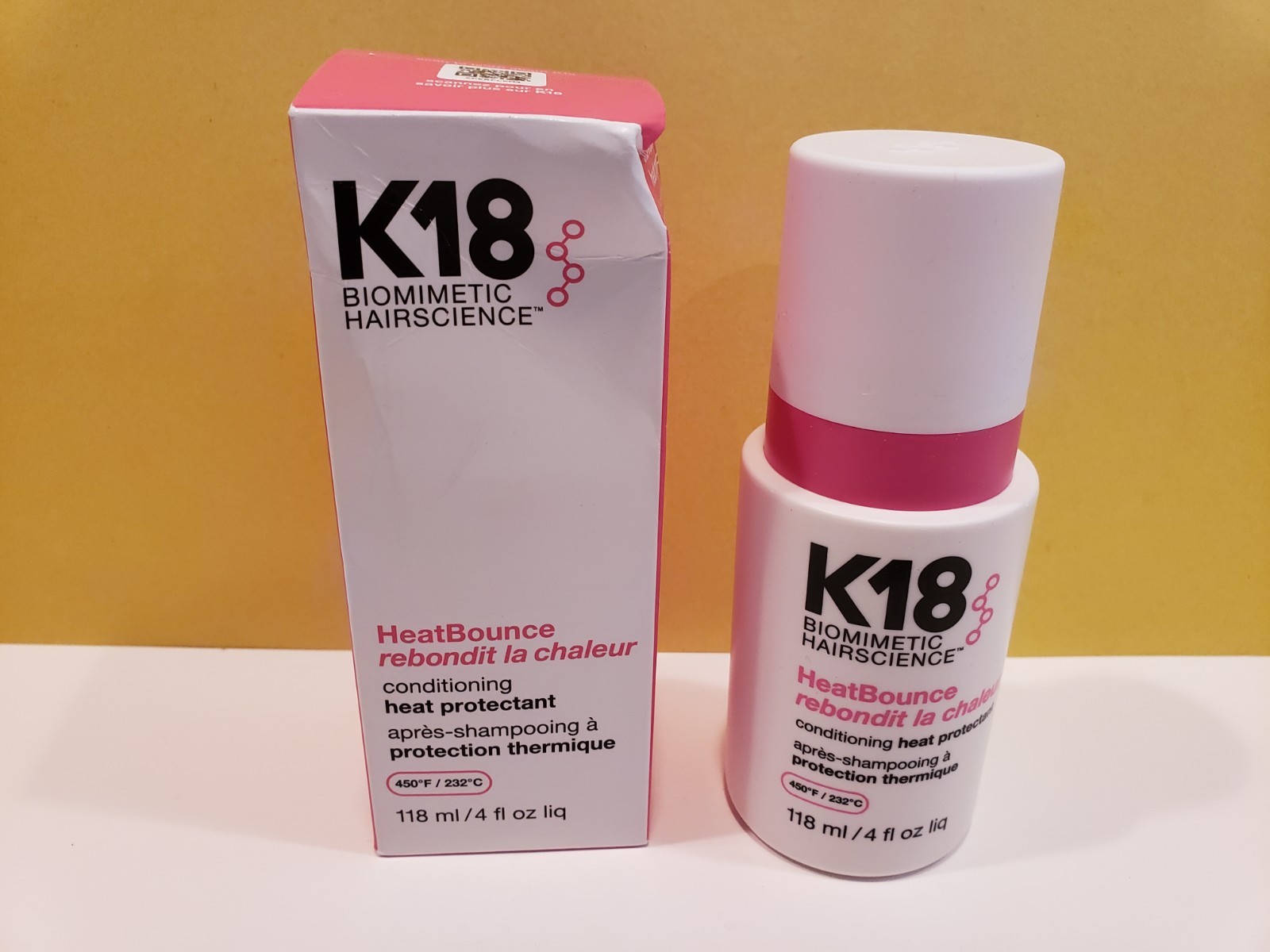 K18 Biomimetic HairScience ~ Heat Bounce Conditioning Heat Protectant 4.0 ~ NIB
