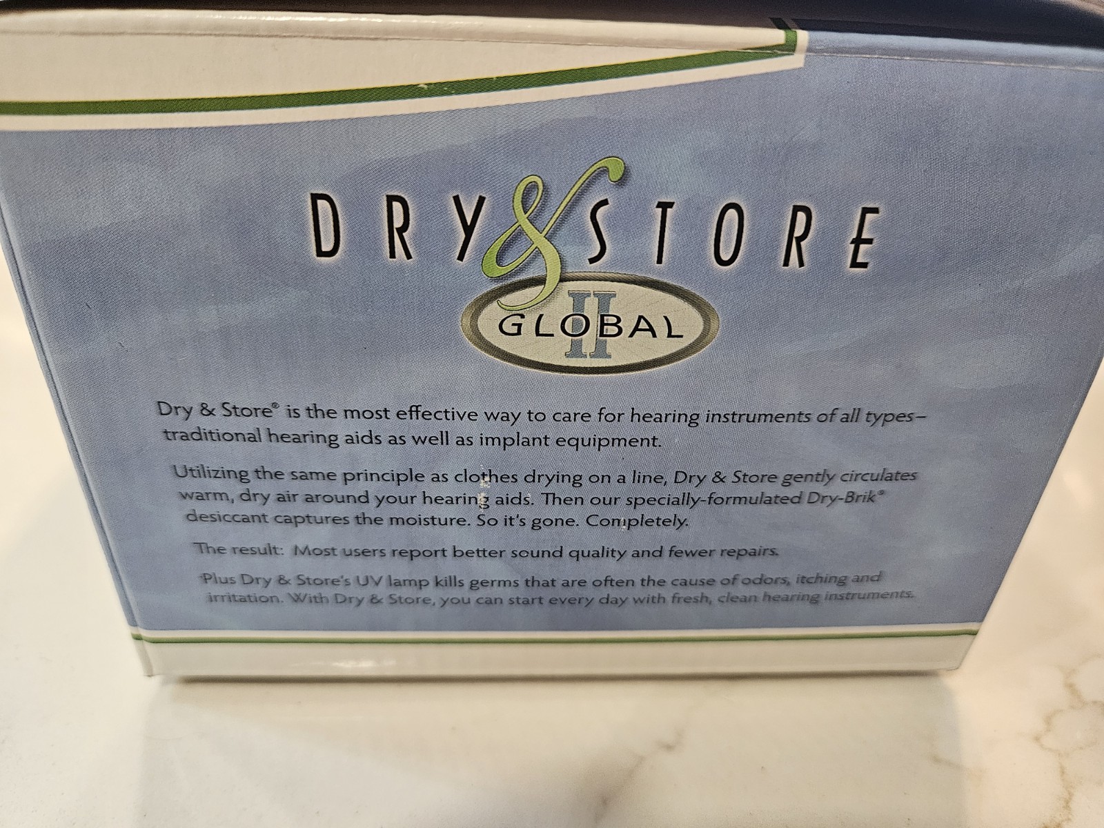 Dry & Store Global II Hearing Aid Conditioner Dryer Storage Case