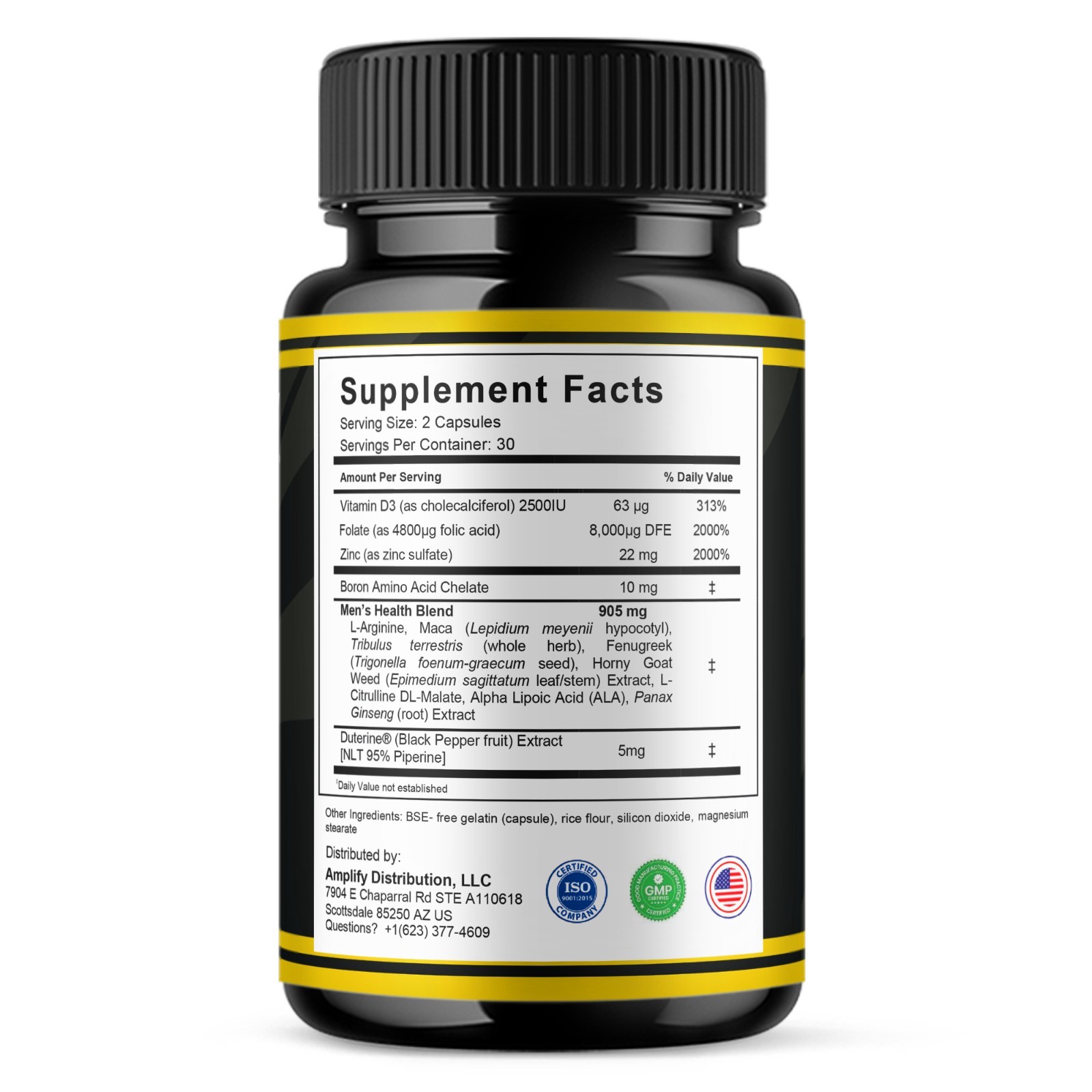 Erefil Premium Performance Capsules, Erefill Supplement (60 Capsules)