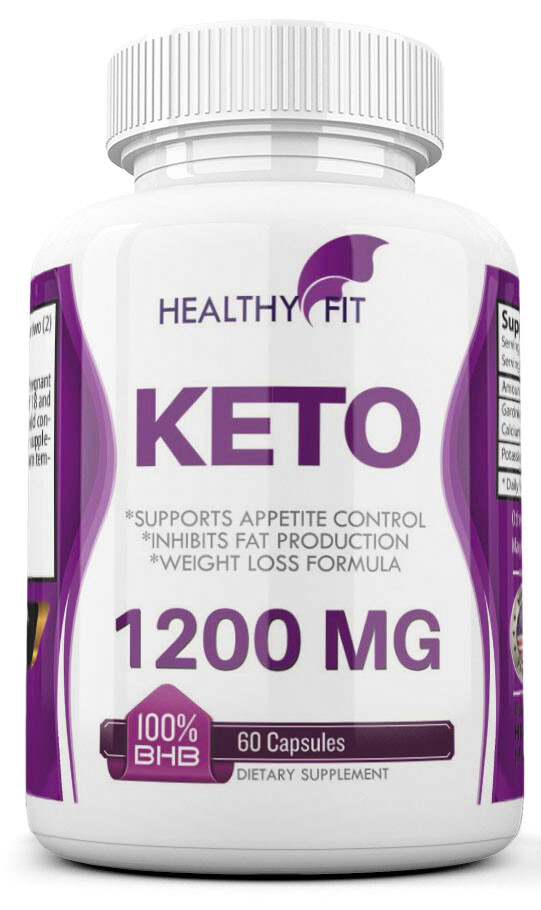 6 X KETO BHB 1200mg PURE Ketone FAT BURNER Weight Loss Diet Pills Ketosis