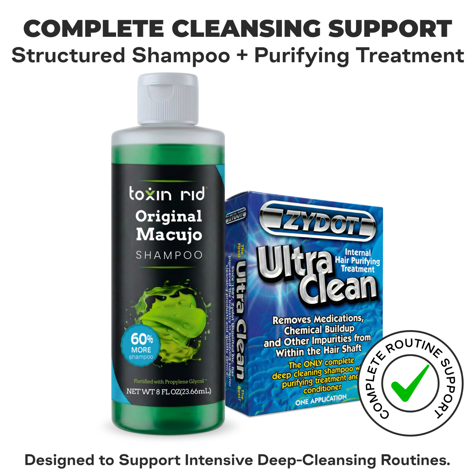 Original Macujo Shampoo + Ultra Clean Zydot Bundle – Manufacturer Direct