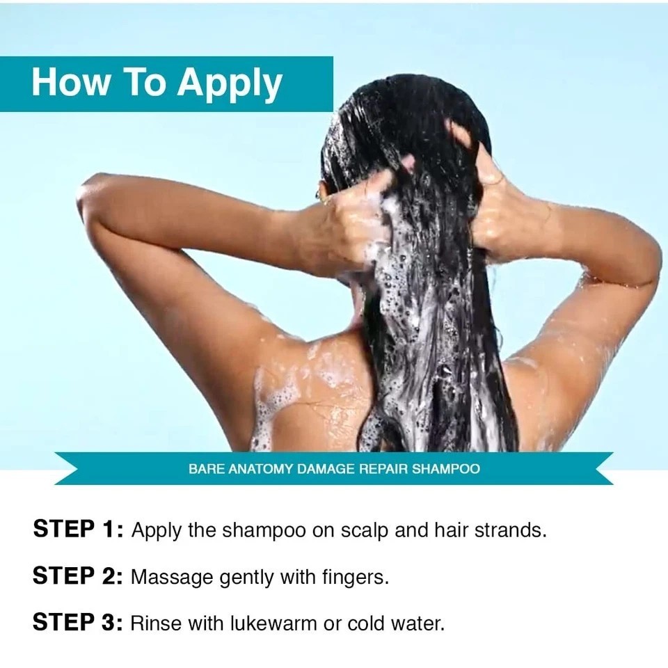 Bare Anatomy Repair and Restore Shampoo For All Hair Types 250ml