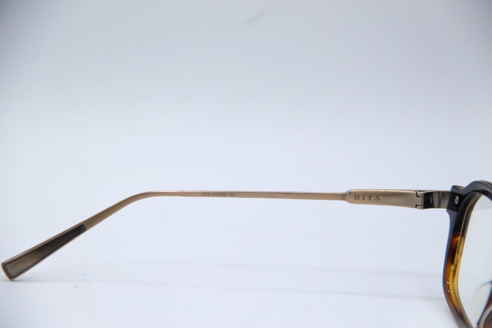 NEW DITA DRX-2033E-52 LEXINGTON HAVANA GOLD AUTHENTIC EYEGLASSES W/CASE 52-18