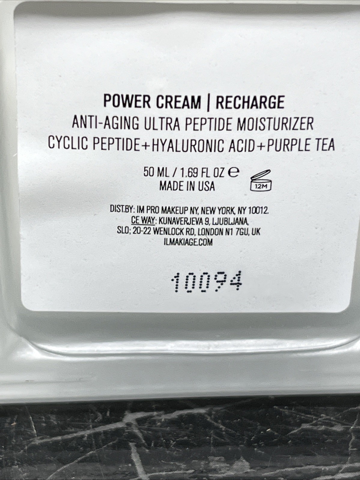 IL MAKIAG POWER CREAM RECHARGE ANTI AGING ULTRA PEPTIDE MOISTURIZER 1.69oz nwob