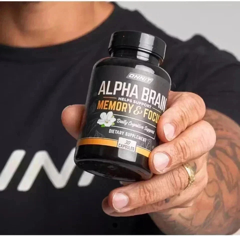 Alpha Brain Memory Focus Daily Cognitive Support (90 Capsules)