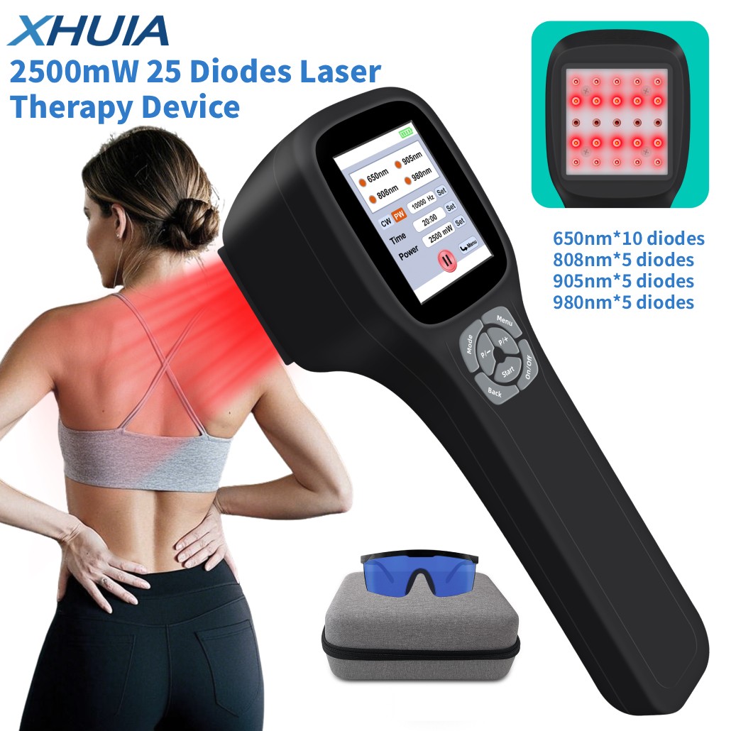 LLLT Laser Therapy for Human Pets Red Light Physiotherapy for Joints Pain 2500mW
