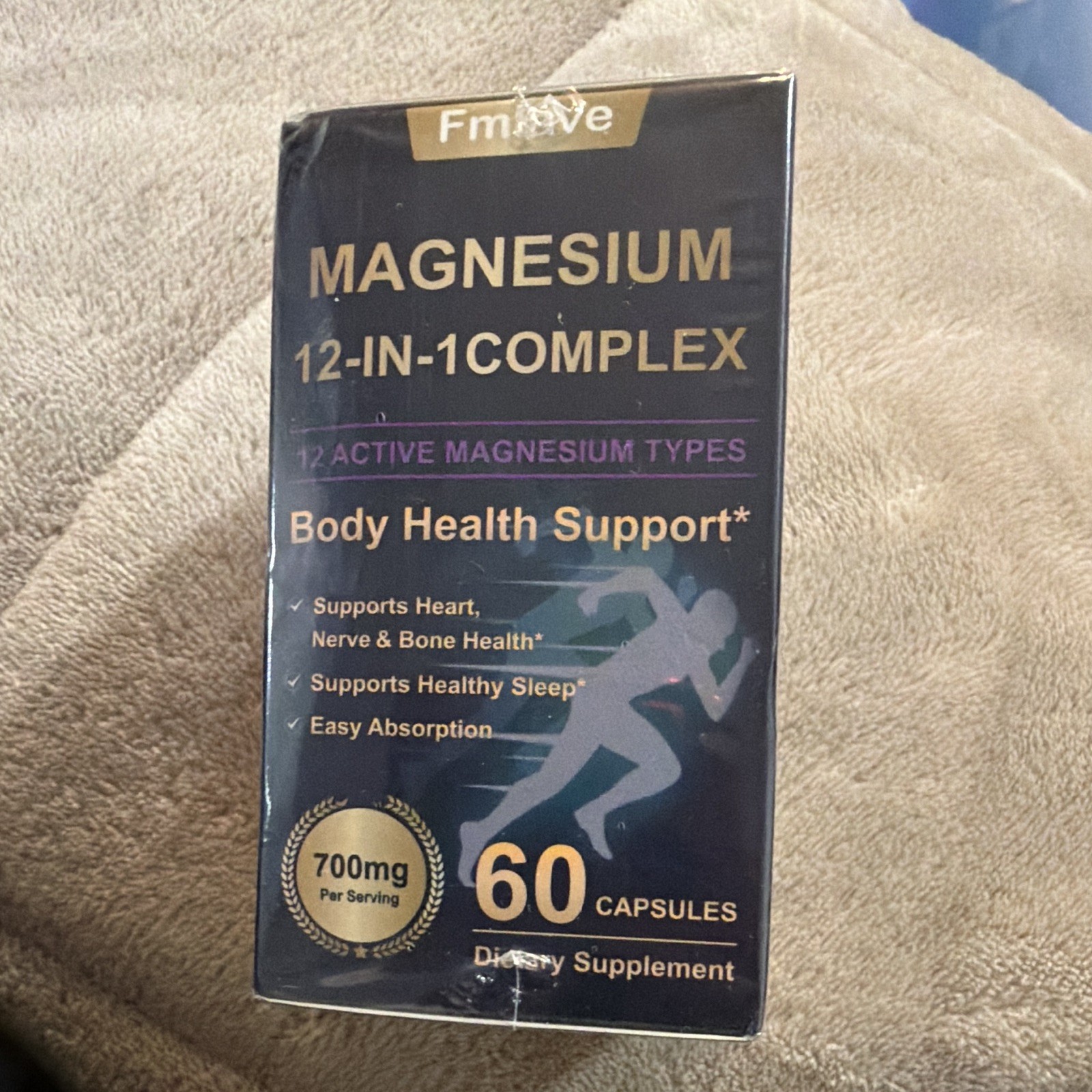 Fmlave Magnesium 12-in-1 Complex 700 mg Capsules 60 ct, Sleep, Heart, Bone