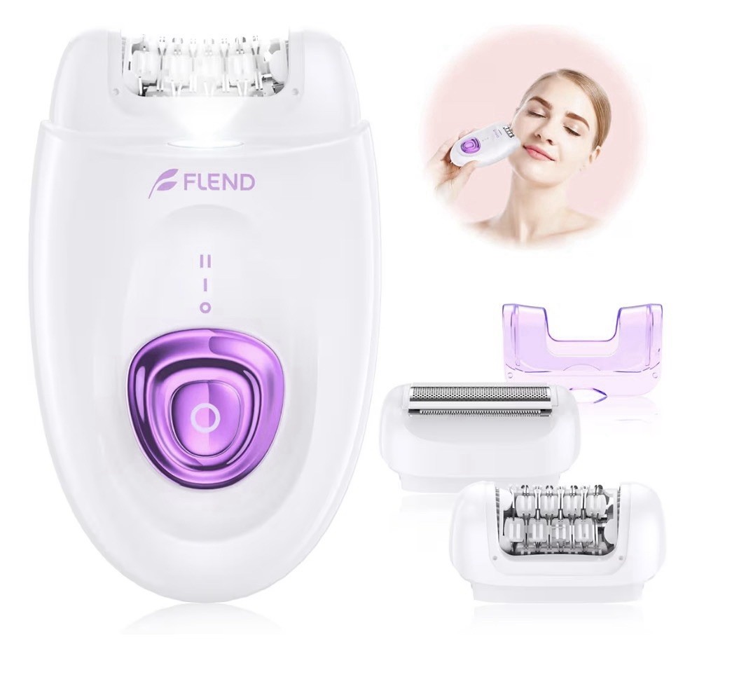 2-in-1 Epilator Hair Remover LED USB Rechargeable Shaver Women Full Body
