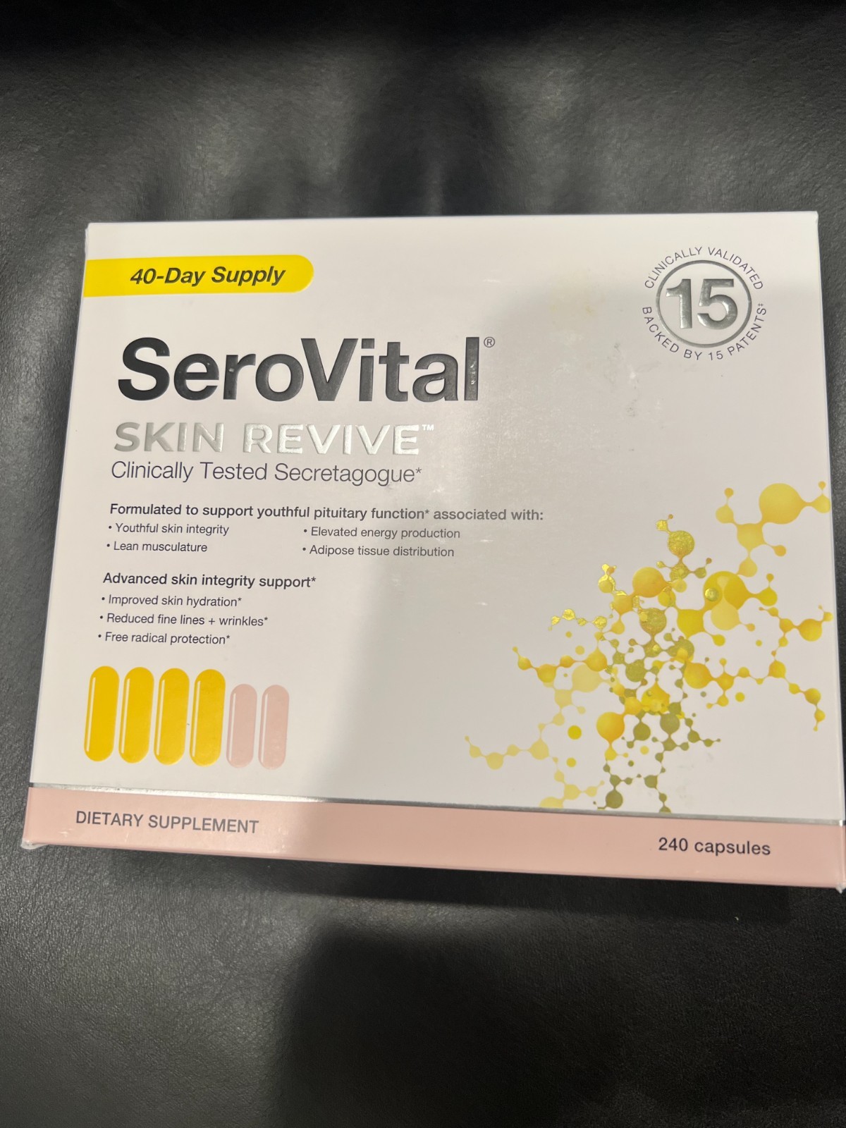 SeroVital Skin Revive, 240-count Capsules Exp 04/2027 Brand New Sealed