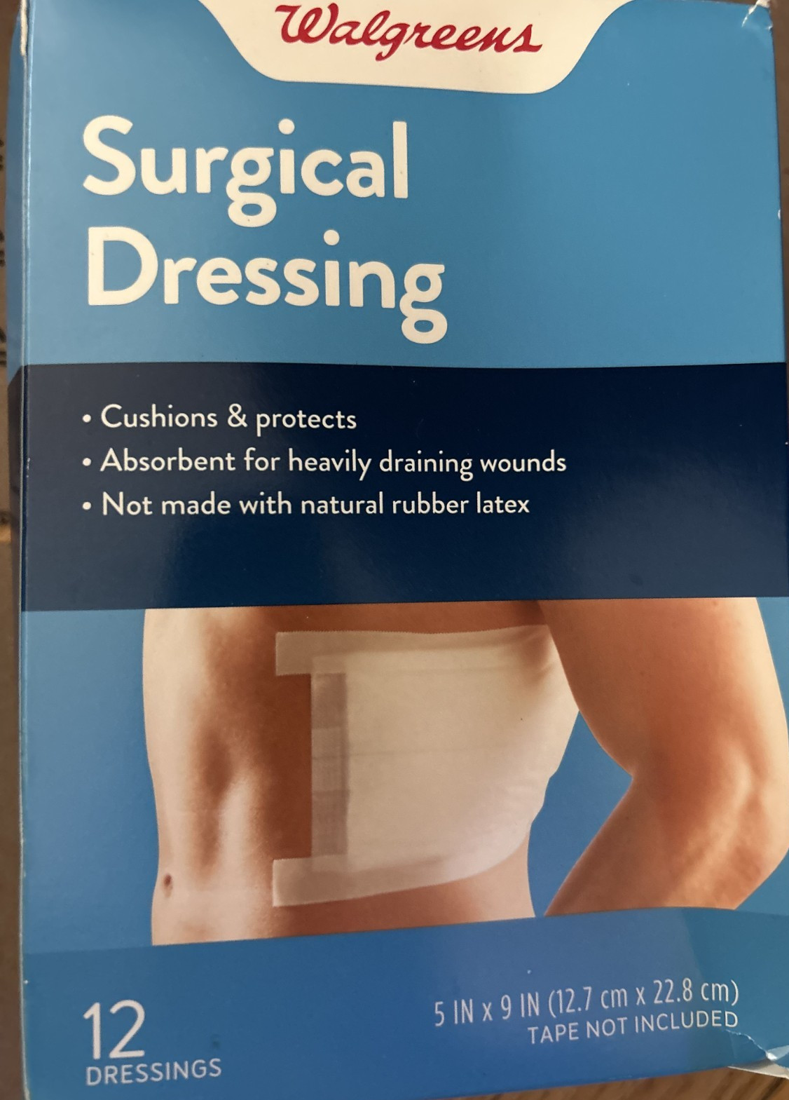 Surgical Dressing Cushions & Protects Absorbent For Heavily Draining Wounds 12