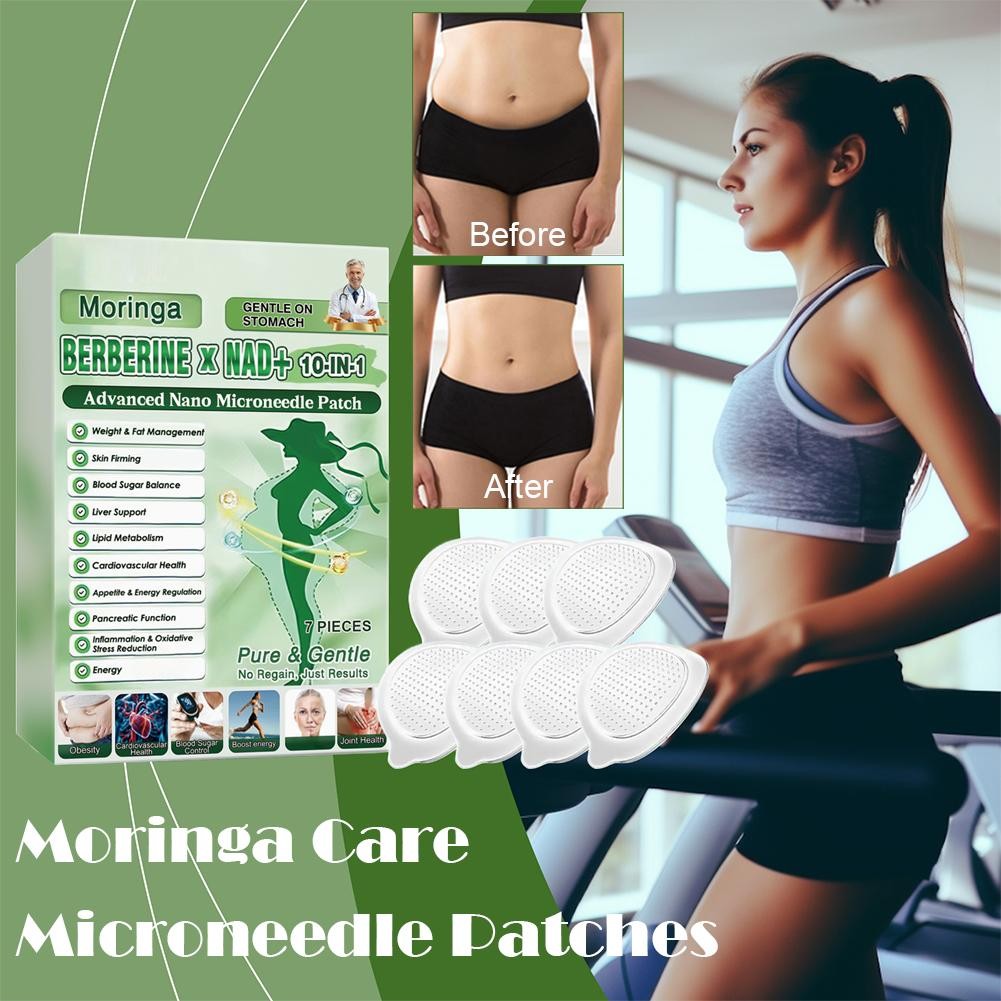 6 Box Moringa Berberine 10-in-1 Advanced Nano Microneedle Patches 7Pcs/Box US