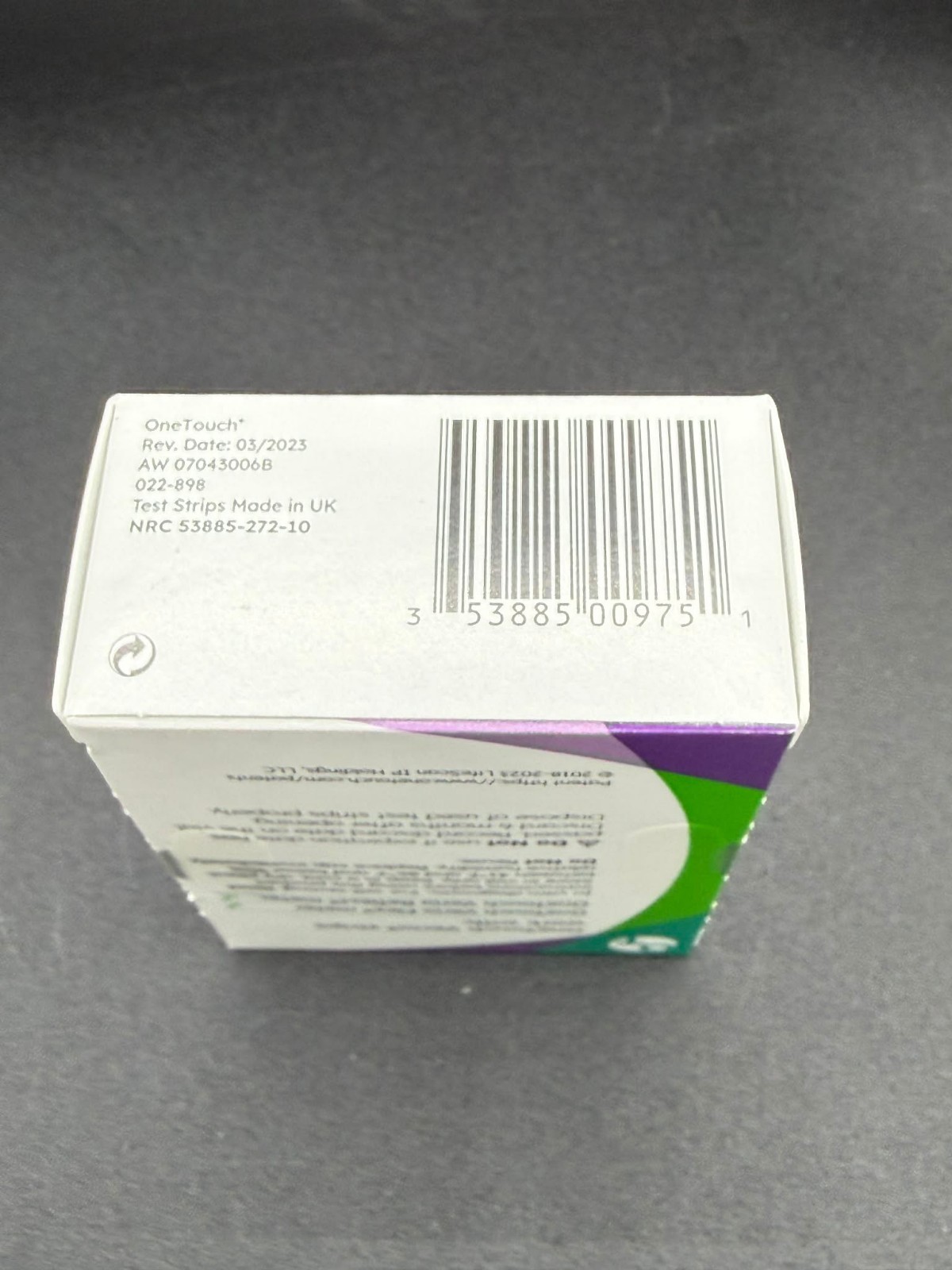 100 One Touch VERIO Diabetic Glucose Test Strips | 1x100ct | Exp 08/26 OR LATER!