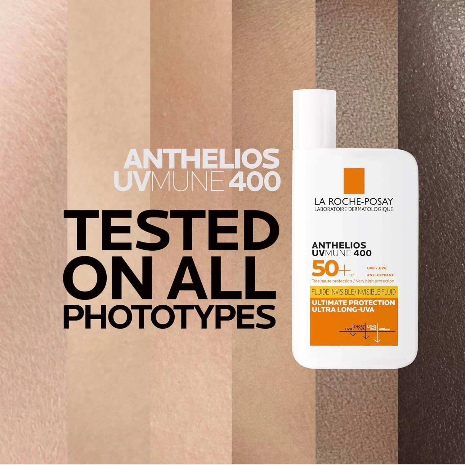NEW La Roche-Posay Anthelios Ultra Fluid SPF50+ Invisible Finish, 50ml (NIB)