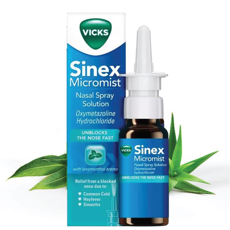 Vicks Sinex Micromist Decongestant Nasal Spray 15ml-PACK OF 4
