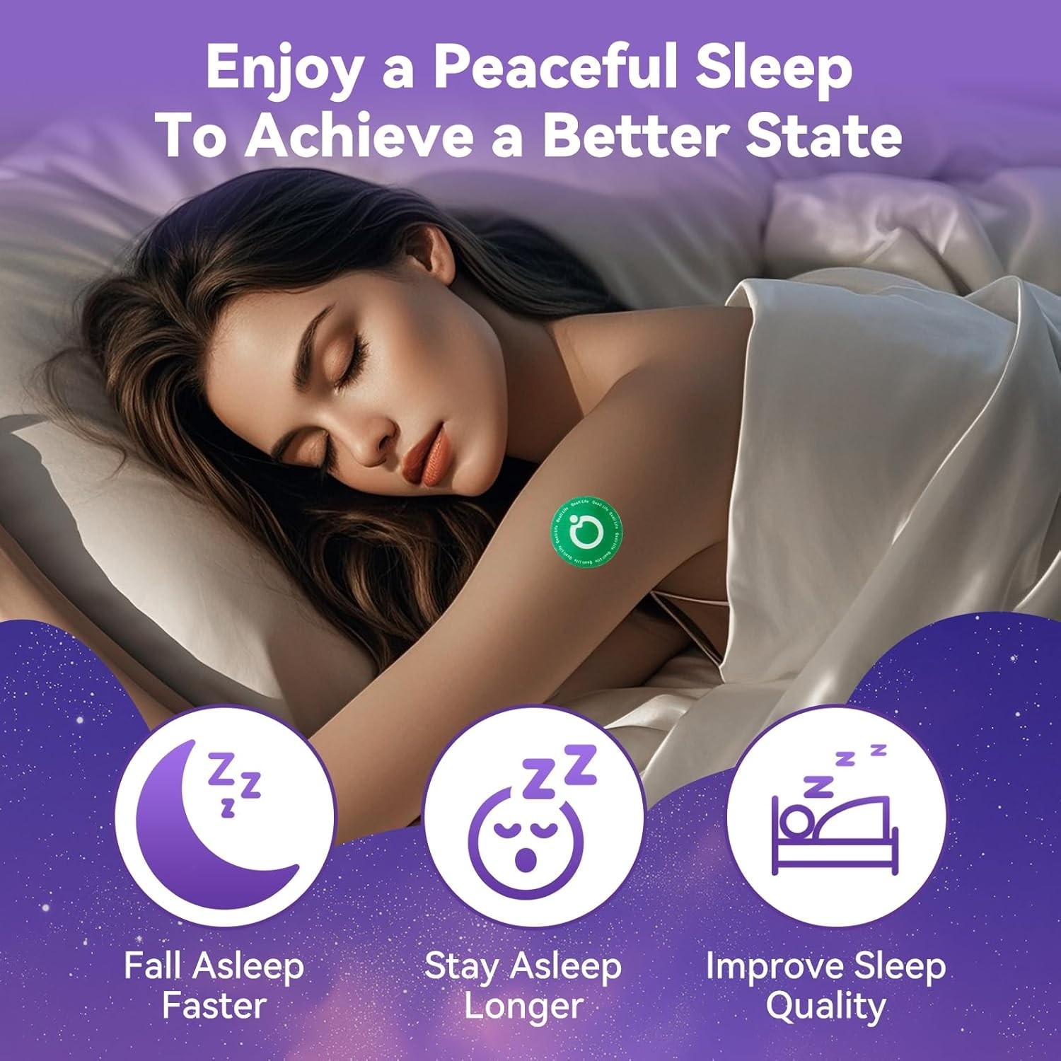 Sleep Patches for Adults Extra Strength, Long-Lasting Night with Natural 30Patch