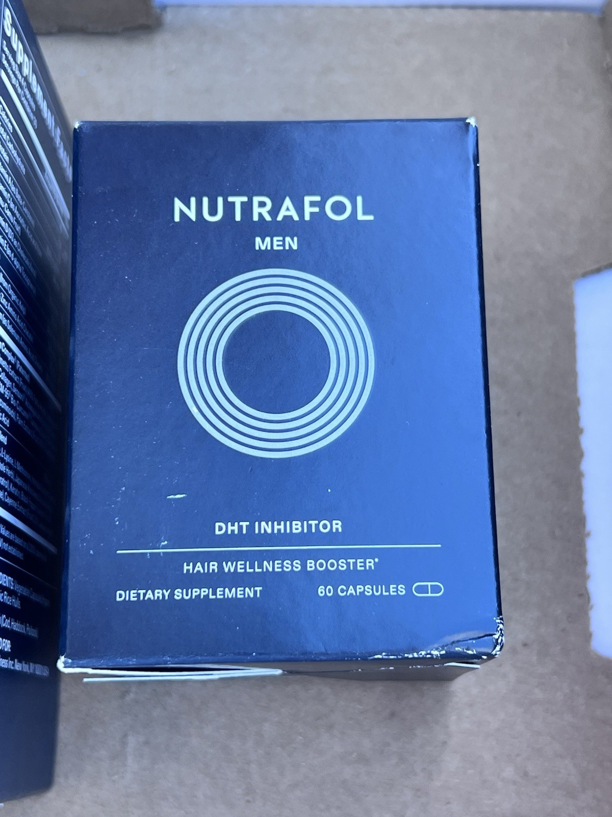 Lot of TwoNUTRAFOL Men Hair Growth Nutraceutical 120 Capsules And DHT Inhibitor