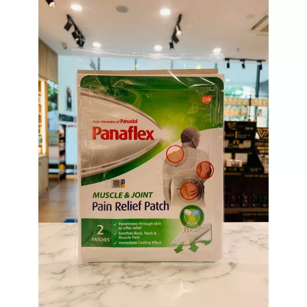 PANAFLEX Pain Relief Patch For Muscle & Joint – 2 Patches Easy Peel