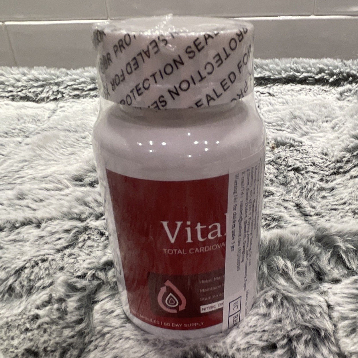 Vital Total Cardio Support Heart Health Capsules 60ct Exp 2027-12