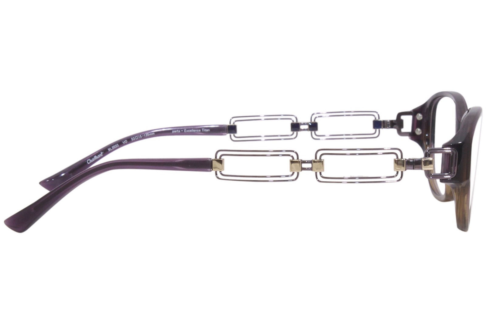 Charmant Line Art Women’s Eyeglasses XL2033 XL/2033 VO Violet Optical Frame 53mm