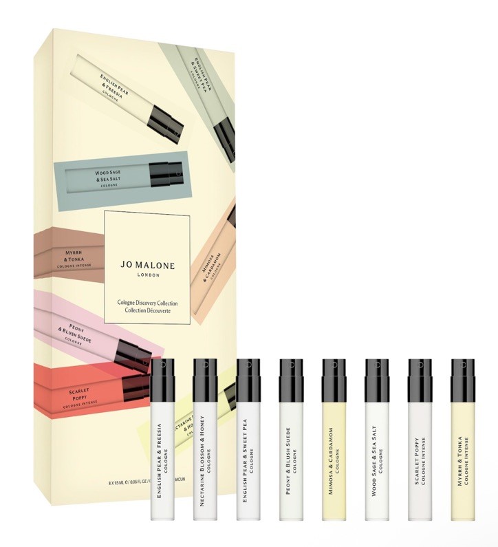Jo Malone London Cologne Discovery Collection Gift Set 8 x 1.5 mL (NEW IN BOX)