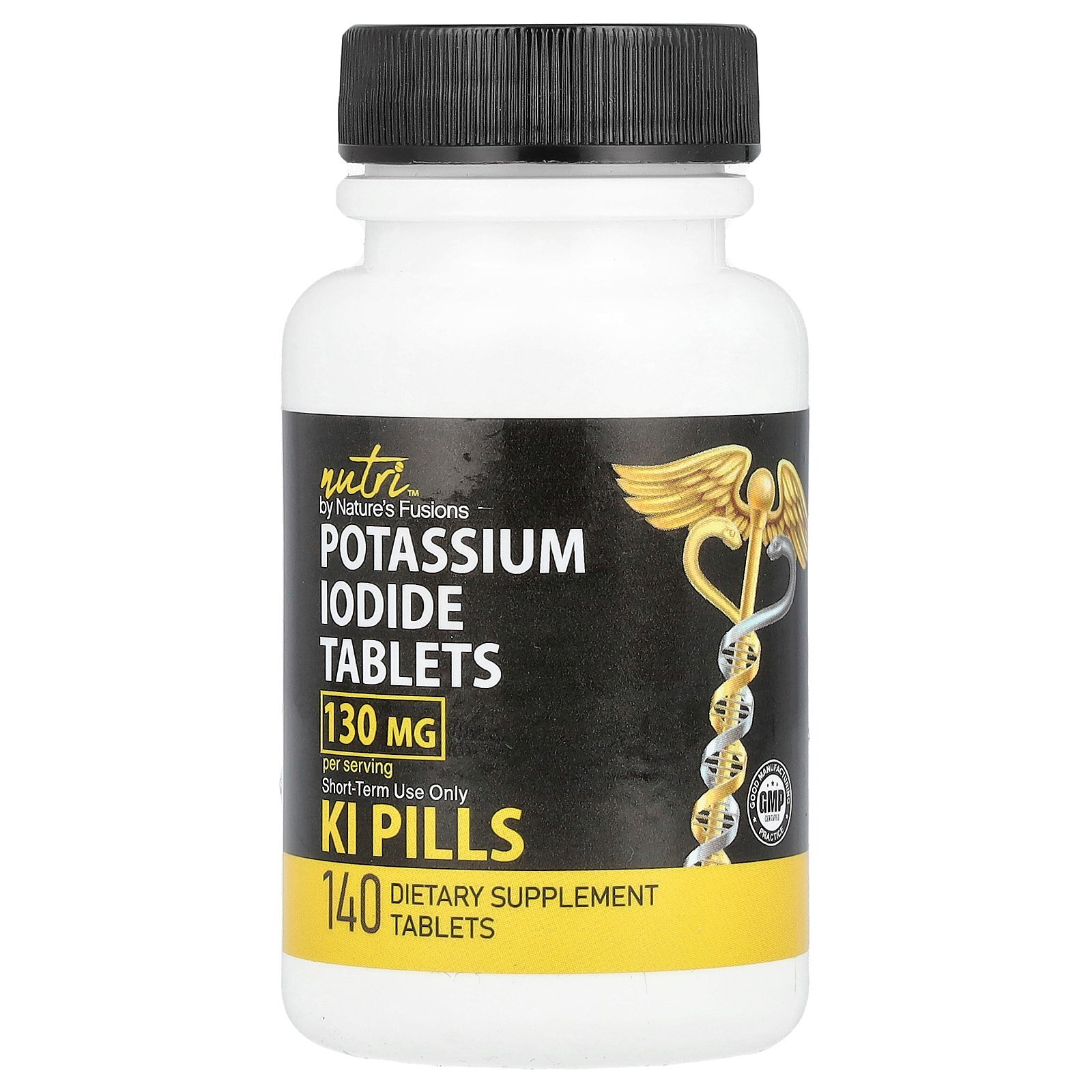 Nutri, Potassium Iodide Tablets, 130 mg, 140 Tablets (65 mg Per Tablet)