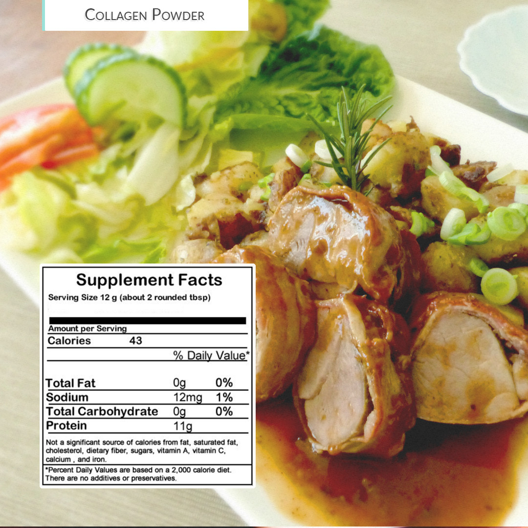 Chicken Bone Broth Collagen Powder – Pure & Organic – Free-Range (2LB / 907g)