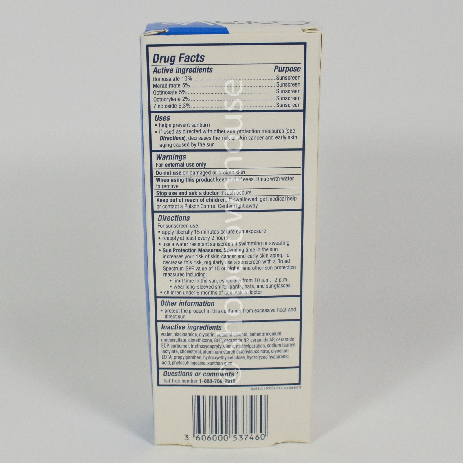 CeraVe AM Facial Moisturizing Lotion with Sunscreen SPF 30 Oil Free 3 oz 01/2027