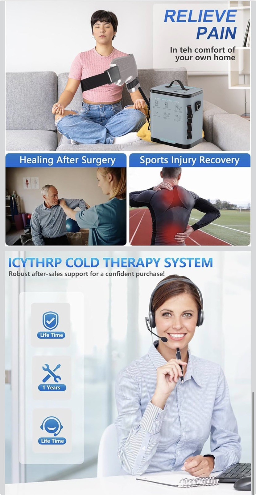 Programmable Cold Therapy Ice Machine for Surgery