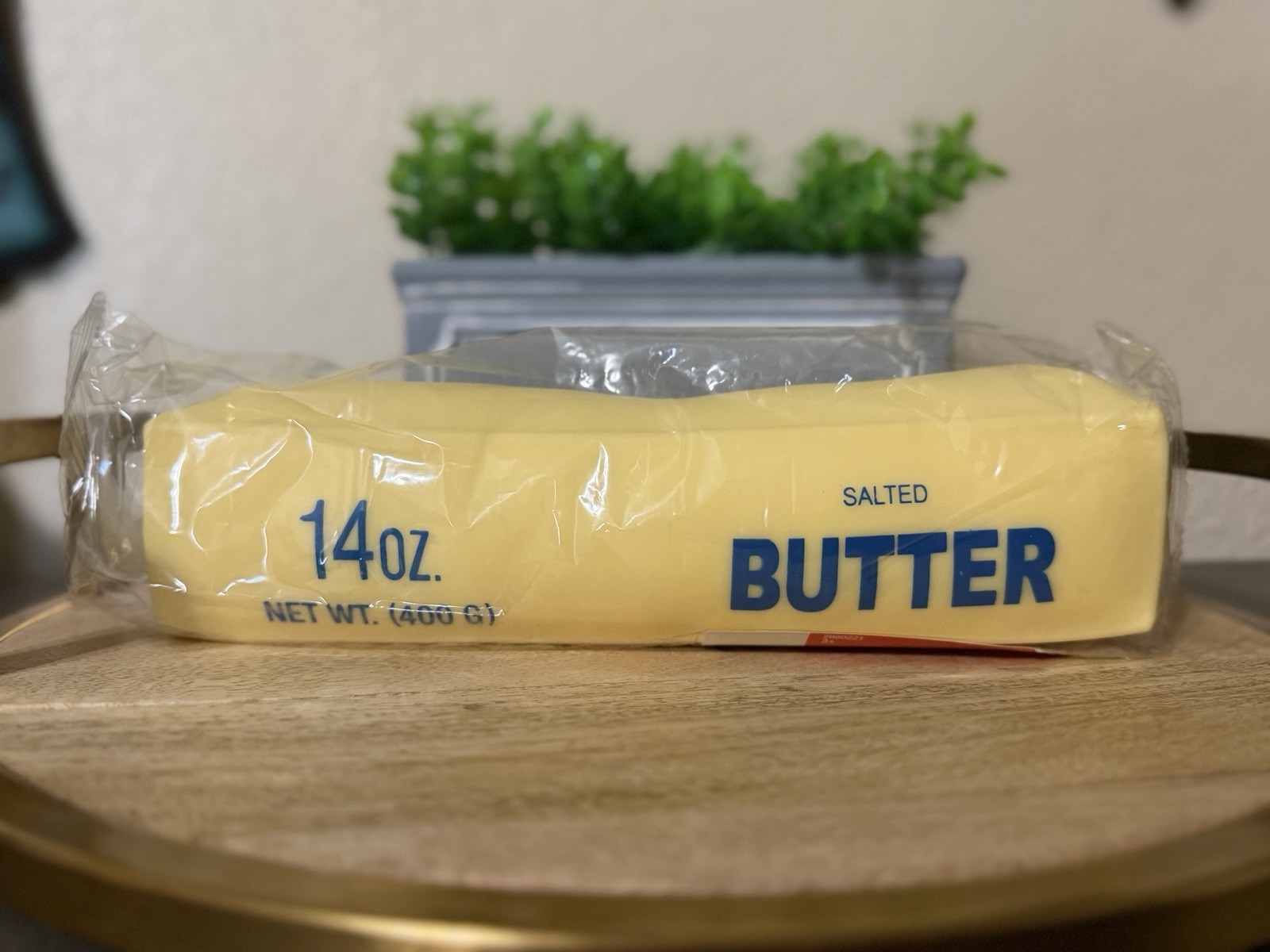 Salted Butter Stick Squeeze Toy Stress Reliever 14 oz Yellow
