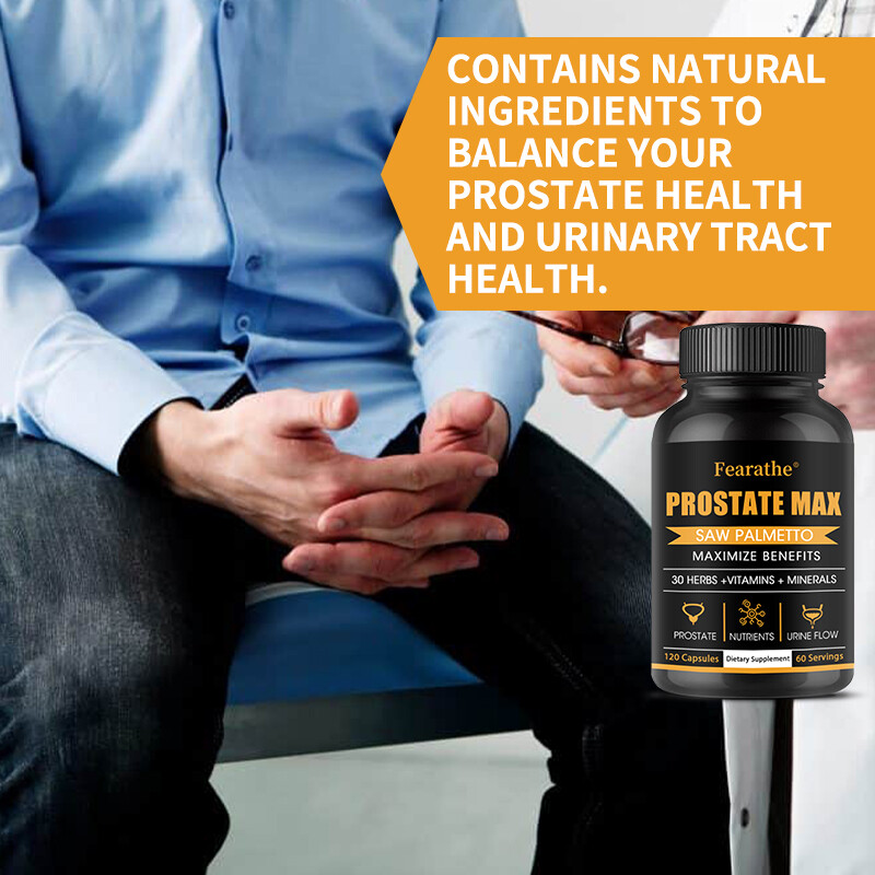 Prostate Support – Saw Palmetto – Reduce Frequent Urination, Stamina supplement