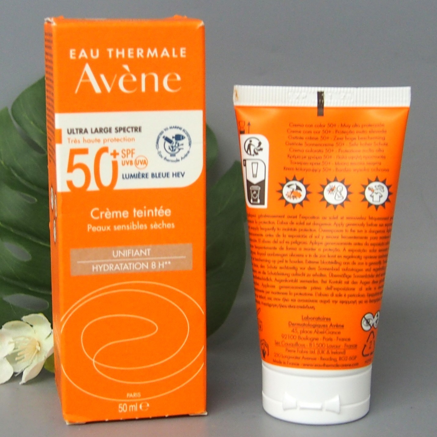 Avene Sun Cream Face and Neck Tinted Cream SPF50+ 50ml / 1.7oz EXP 11/2028