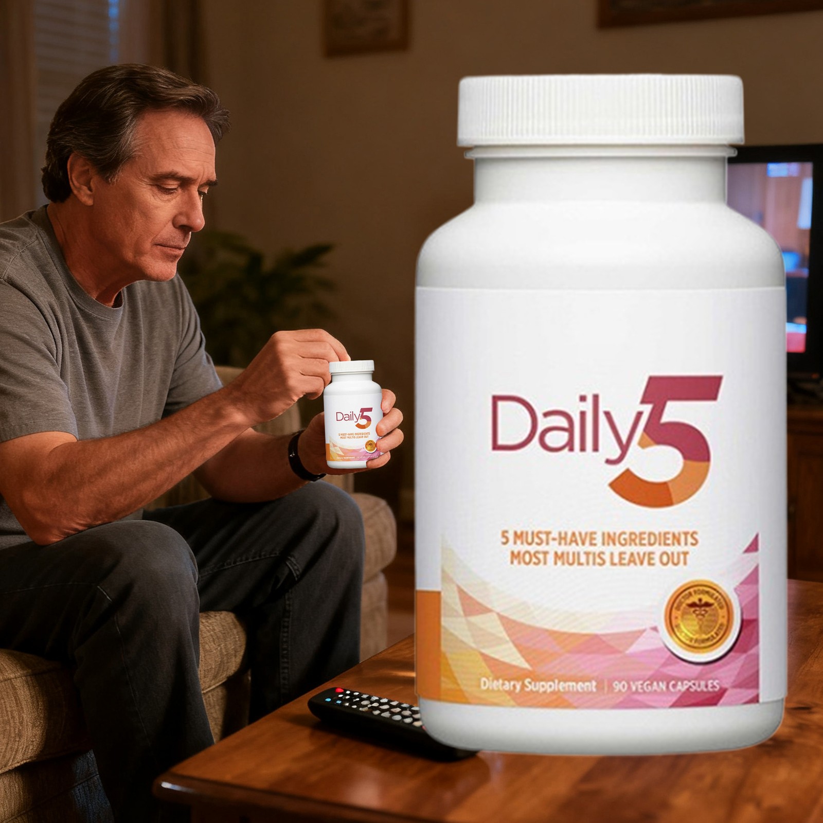 Doctors’ Preferred Daily5 90 Vegan Capsules Dietary Supplement 3PACK