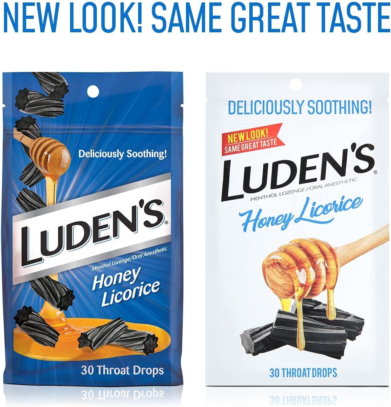 Luden’s. Honey Licorice Throat Drops – 30 Count Bag… 30 (Pack of 1)