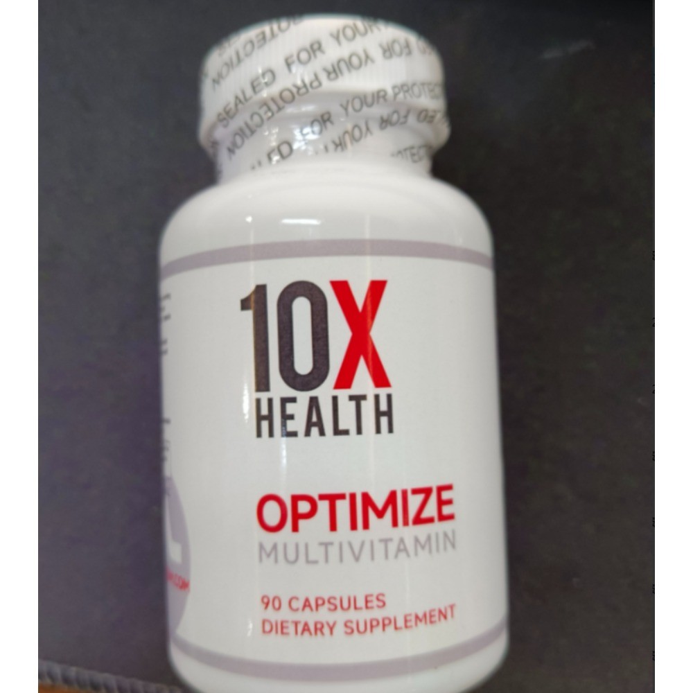 10X Health Optimize Methylated Multivitamin, for Men & Women, 90 Capsules