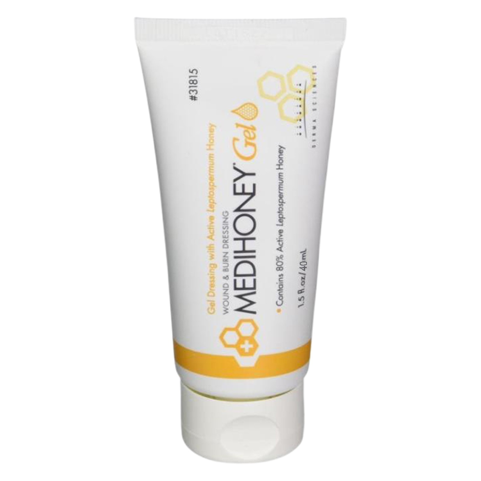 MediHoney – 1.5 oz Gel Wound & Burn Dressing Tube Medical Grade Honey NEW