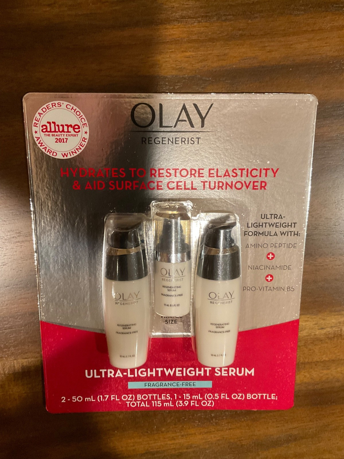 Olay Regenerist Regenerating Lightweight Serum 2pk With Bonus Travel Size