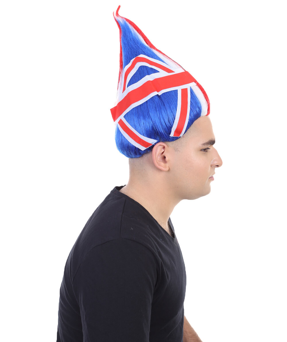 United kingdom Troll Wigs Collection | Premium Breathable Capless-Cap HM-137A