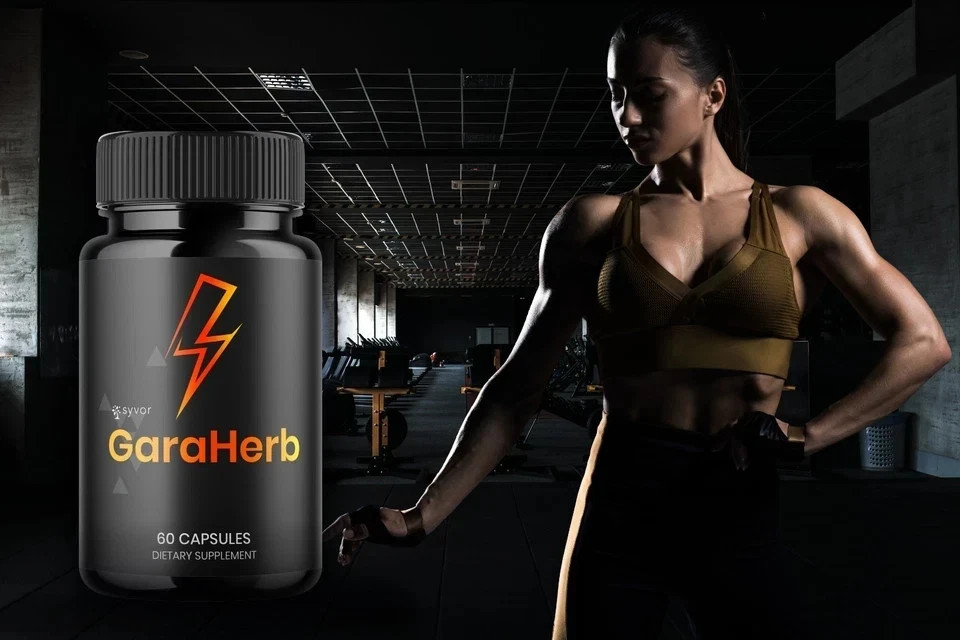 GaraHerb Advanced Energy & Fitness Support Capsules 60 Caps FS | Pack of 1