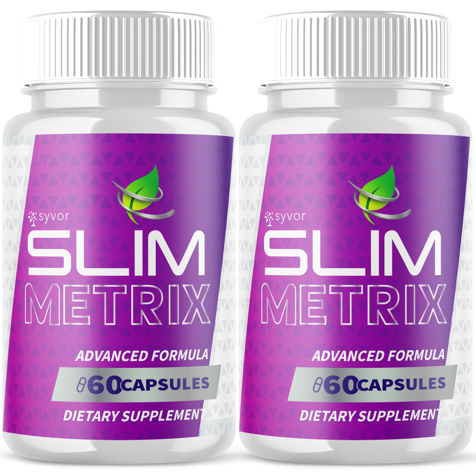 (2 Pack) Slim Metrix Advanced Formula Energy & Fitness SlimMetrix 120 Capsules