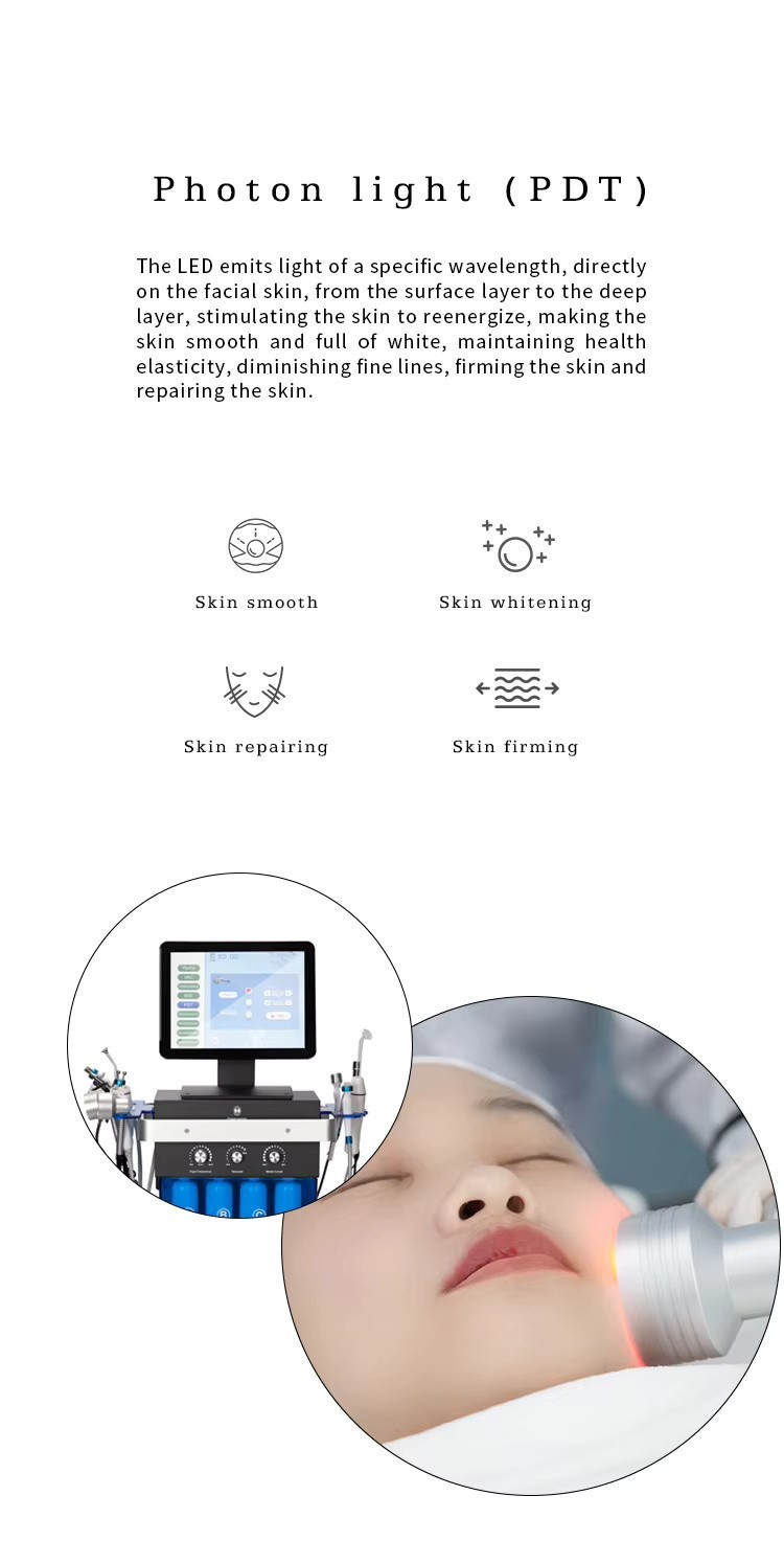 14in1 Hydra Spa Facial Beauty Machine Hydro Dermabrasion Face Skin Cleaning Face