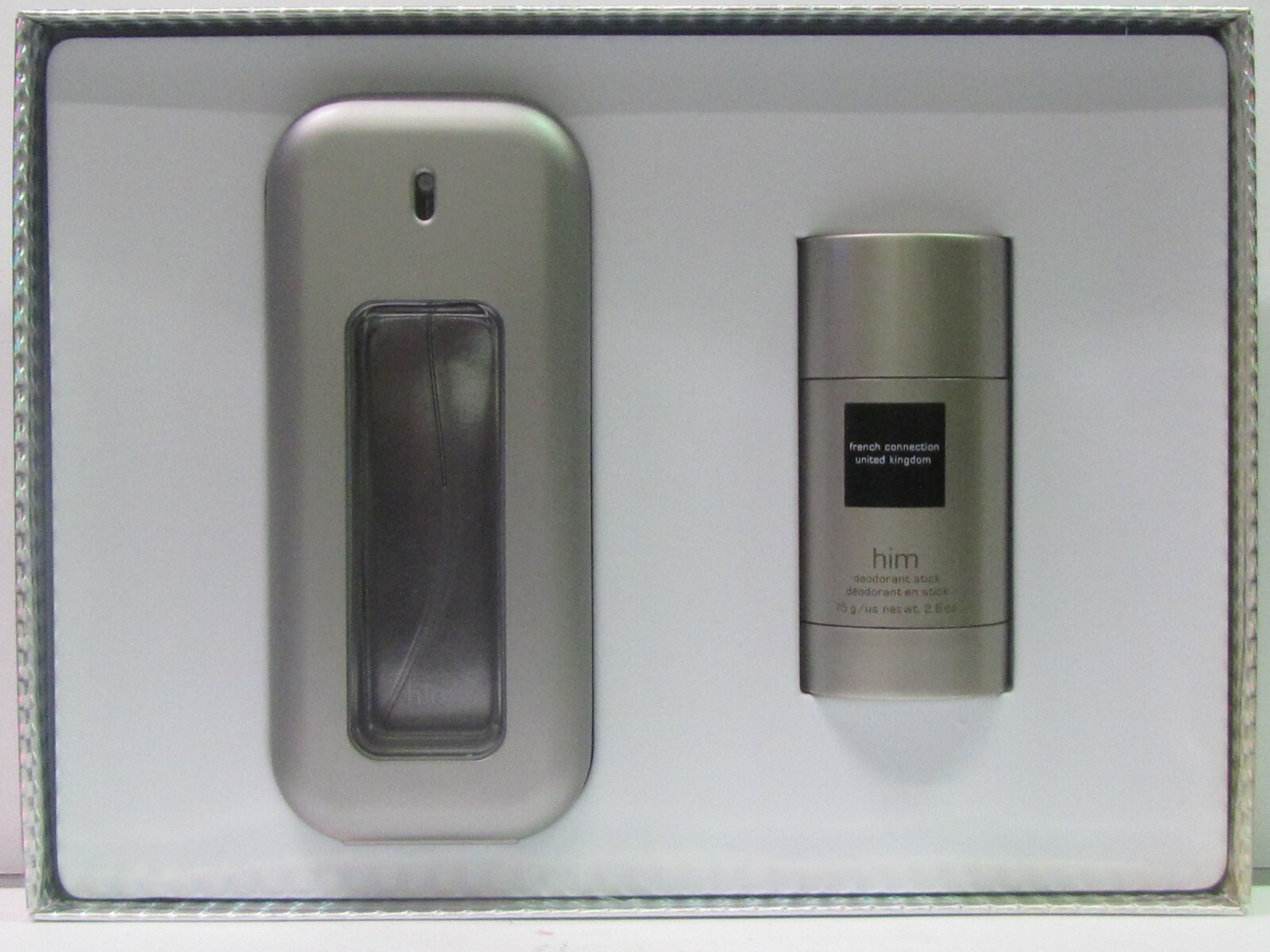 FCUK French Connection United Kingdom Him Set 3.4 oz EDT Spray + Deodorant Stick