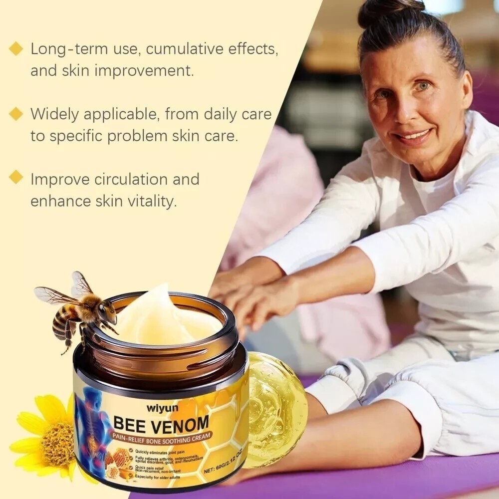 Bee Venom Joint Pain Relief Cream Joint &amp Bone Cream For Men Women Treatment~